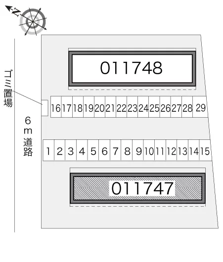 ★手数料０円★野田市柳沢　月極駐車場（LP）